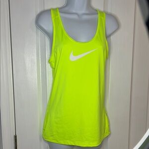 Nike Women's Neon Yellow Tank Top